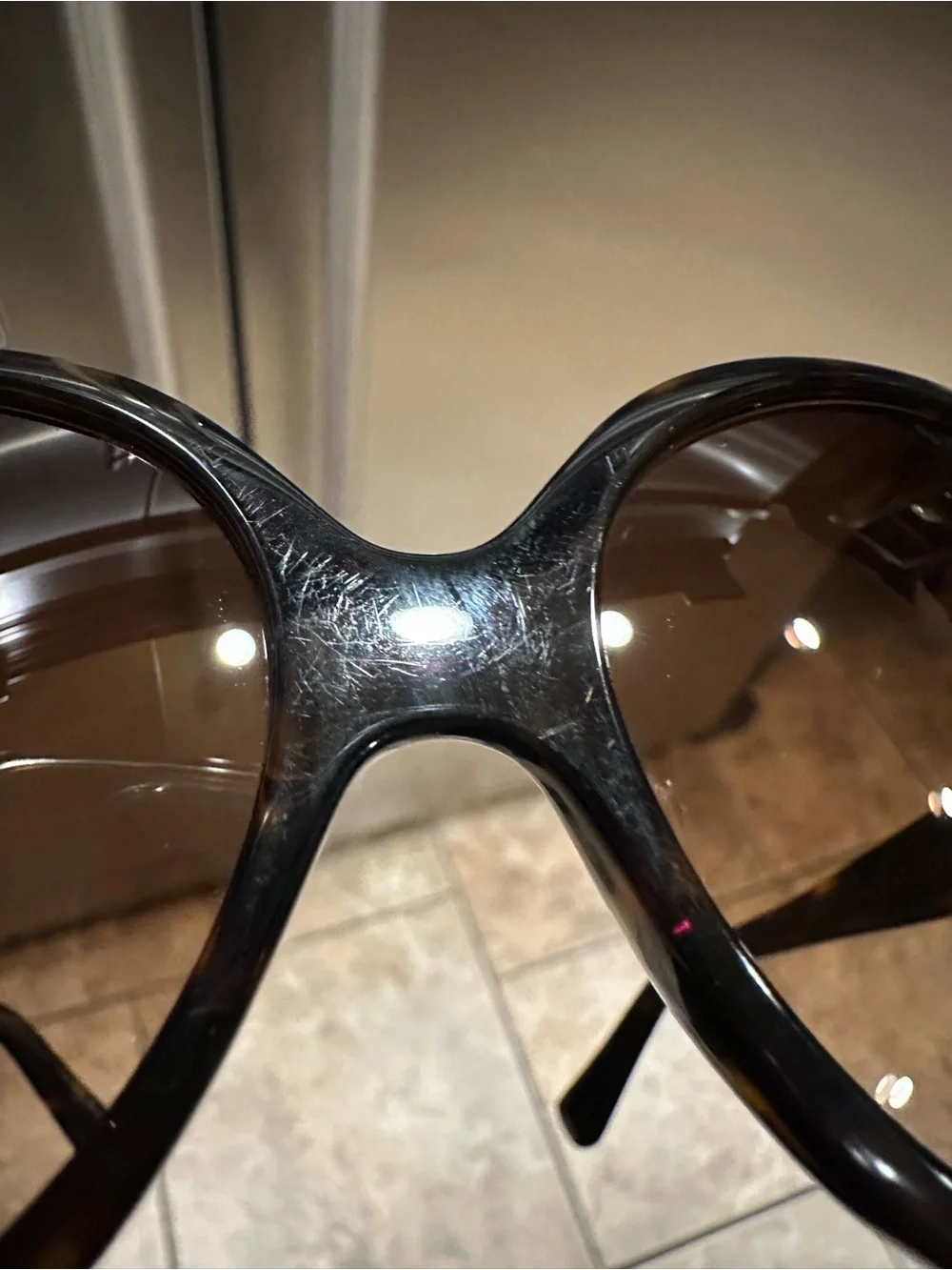 David Yurman DY044 Gold Vermeil Square Sunglasses